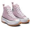 Converse Run Star Hike Модные и стильные высокие кеды из парусины Унисекс Светло-розовые