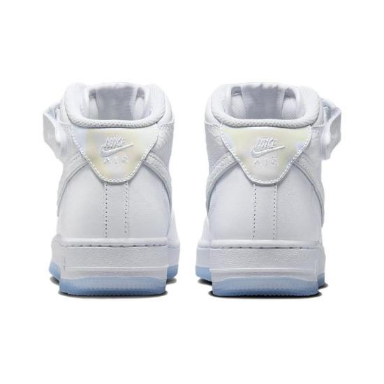 Nike Женские Air Force 1 Mid Белые Лед Рептилия FN4274-100