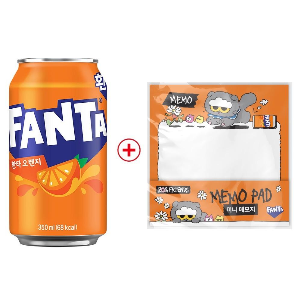 Fanta Orange 350ml 24-pack + Joan Friends Memo Pad