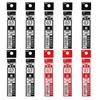 Pentel Ballpoint Pen Refill Set XKBXES7 7 Black and 3 Red Multi-Function 0.7mm,