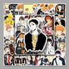 52 Haikyuu Waterproof Cartoon Stickers for Suitcase, Scooter, and Car Decor