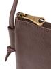 Shoulder Bag Crossbody Leather Genuine Leather Cowhide Unisex Navy [IL BISONTE] Women's Men's