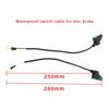 Waterproof Motorcycle Scooter Parts Rubber Switch Wire New Switch Line  Electric Bike Accessories