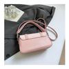 IELGY Ladies Diagonal Bag Retro Small Square Bag Solid Color