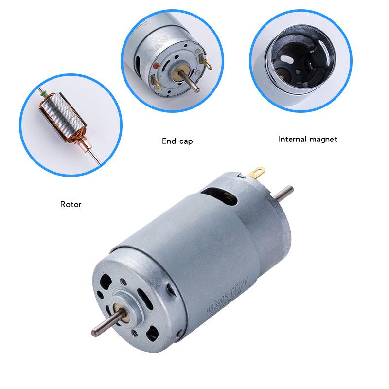 390 Электрическая щетка для чистки Электрические ножницы 7.4V Мотор соковыжималки 12V Автомобильный надувной насос 395 Мотор пылесоса