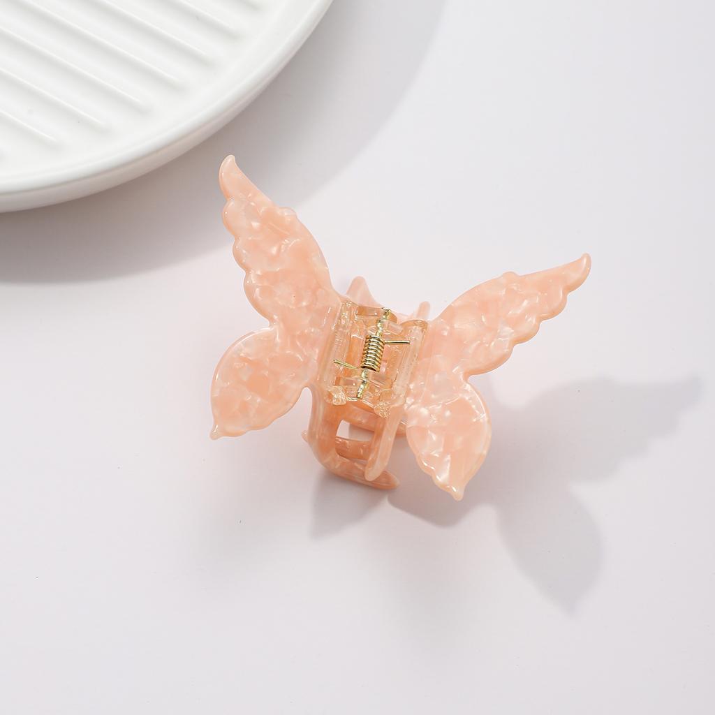 Новый ацетатный волоконный зажим для волос-бабочки, красочные французские инструменты для укладки волос, аксессуары, ретро-заколки для волос, милая заколка для волос