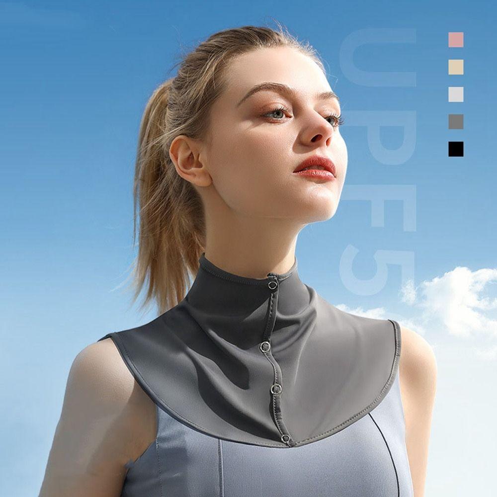 Neck Cover Korean Style Scarves Summer Neck Protection Bib Sunscreen Scarf Sunscreen Shawl