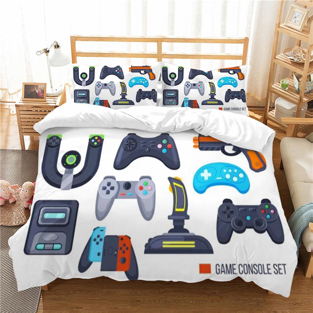 Gamer 3D пододеяльник, одеяло, комплект постельного белья, домашний декор, спальня, мягкий интересный пододеяльник из микрофибры