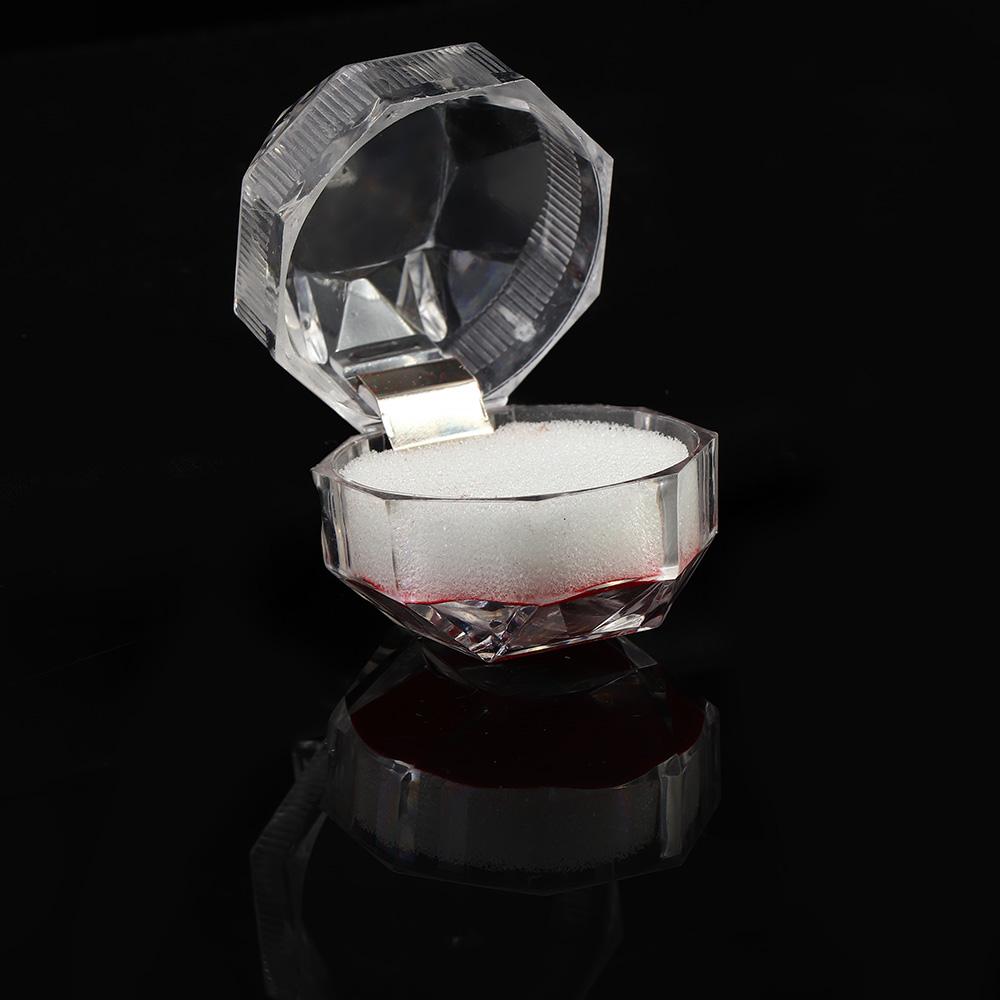 Nice Clear Crystal Beautiful Hot Organizer Display Case Jewelry Box Earrings Brooch Storage