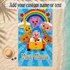 Beach TowelEl Payaso Plim Plim Custom Name Text Personalized Soft Towel for Beach Pool Indoor Home Decor Gift