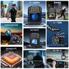 CAMMHD V8 32GB 4K Body Camera with 4400mAh Recording and Audio Hours Battery Charging Cradle Infrared Night Loop Password Flashing Suitable for Law