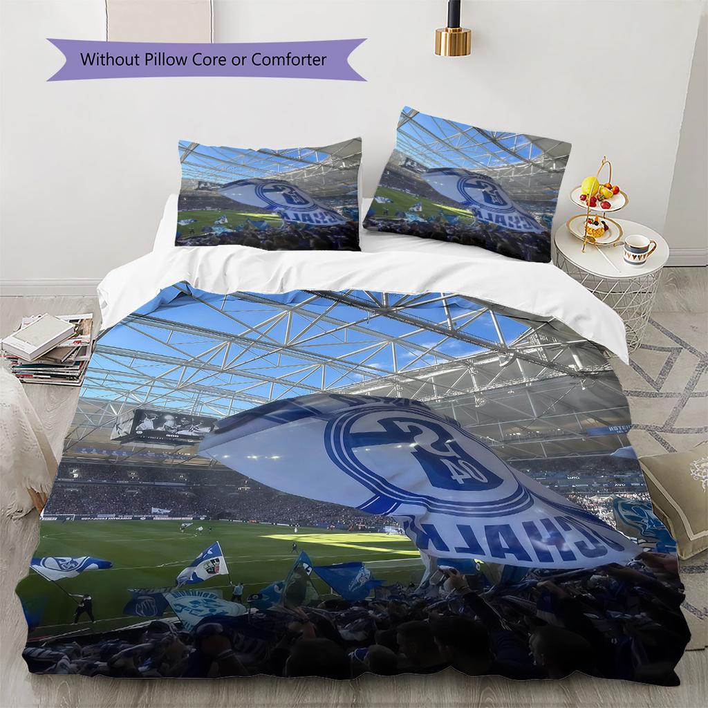 S04 Pattern Bedding Home Decoration Birthday Gift ( 1 duvet cover + 2 pillowcase, without core),fan merchandise.