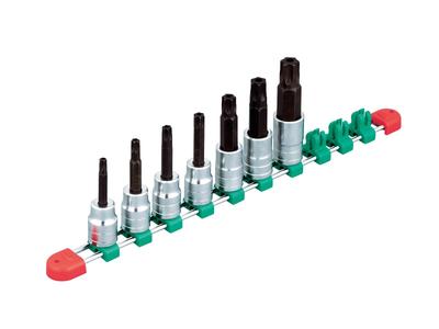 Головка с Torx-битой Kyoto Tool TBT407TH (КТК) 12.7mm (1/2 дюйма) T-образный набор с защитой от вскрытия, набор из 7 предметов,
