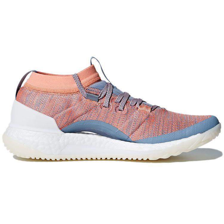 adidas Pureboost X Trainer 3.0 Комплексные Нескользящие Износостойкие Дышащие Кроссовки для Тренировок с Низким Верхом Женские Кроссовки Розовые Голубые Белые CG3526
