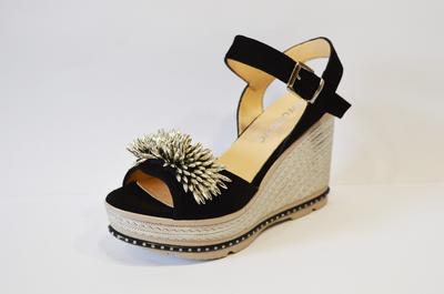 Босоножки 802218 36 Черные замша