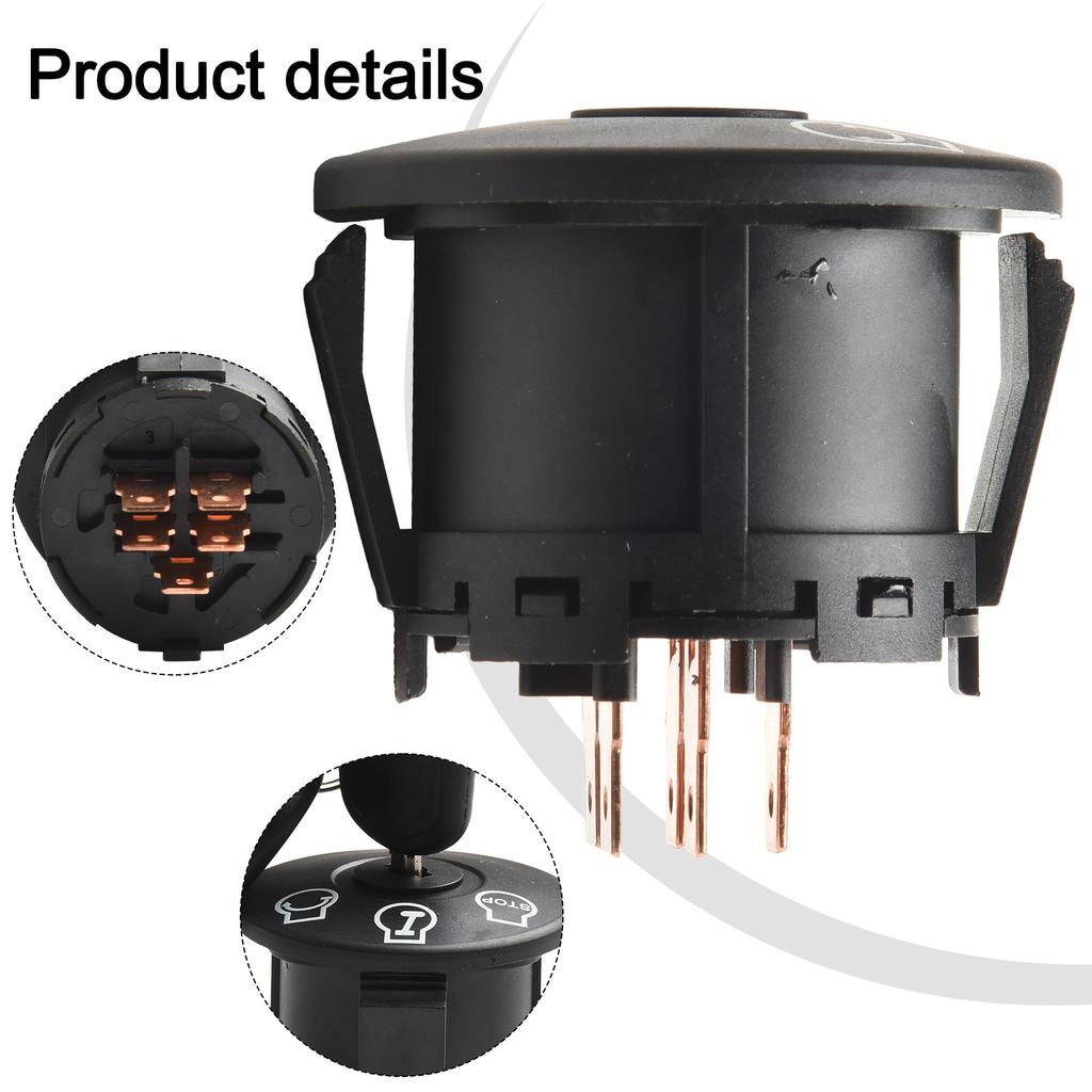 For Ignition Switch for Cadet Mowers RZT42 RZT5054 92504228 72504228 Replacement with 2 Keys for Outdoor Durability