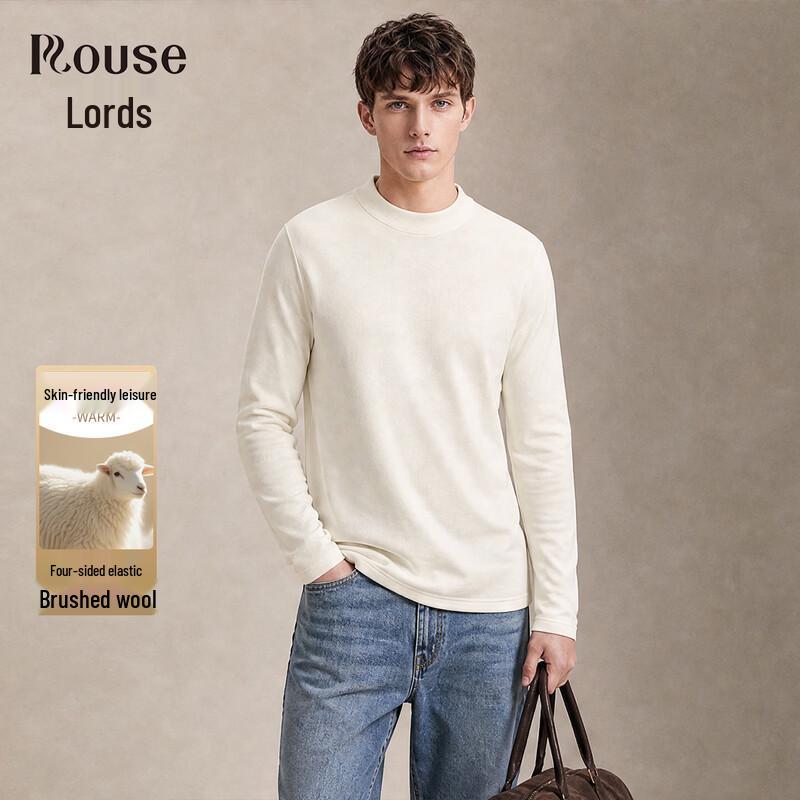 Men's Wool Blend Four-Way Stretch Long Sleeve T-Shirt