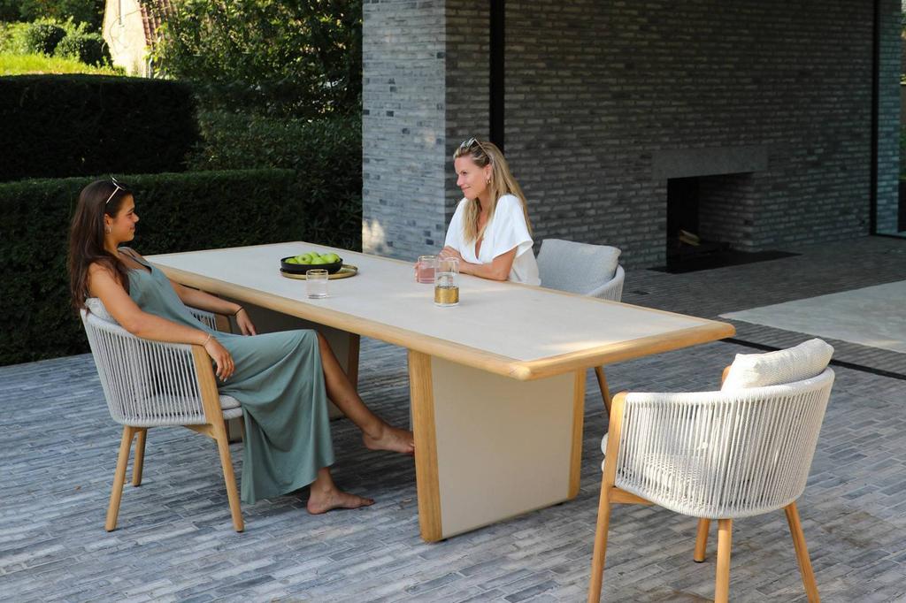 Haven Garden Chair 57X63X76 Zumm Mokka Aluminum Teak Homms
