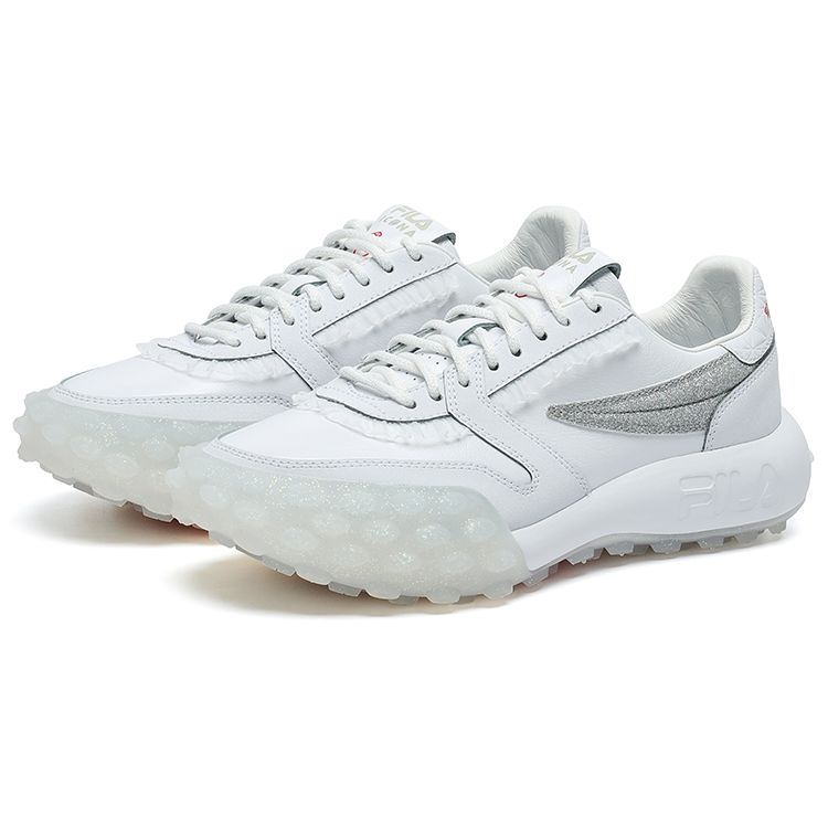 Fila Icona Gara Низкие спортивные повседневные кроссовки Женские кроссовки Белый Серебристый F12W223107FWA(S-BOX)