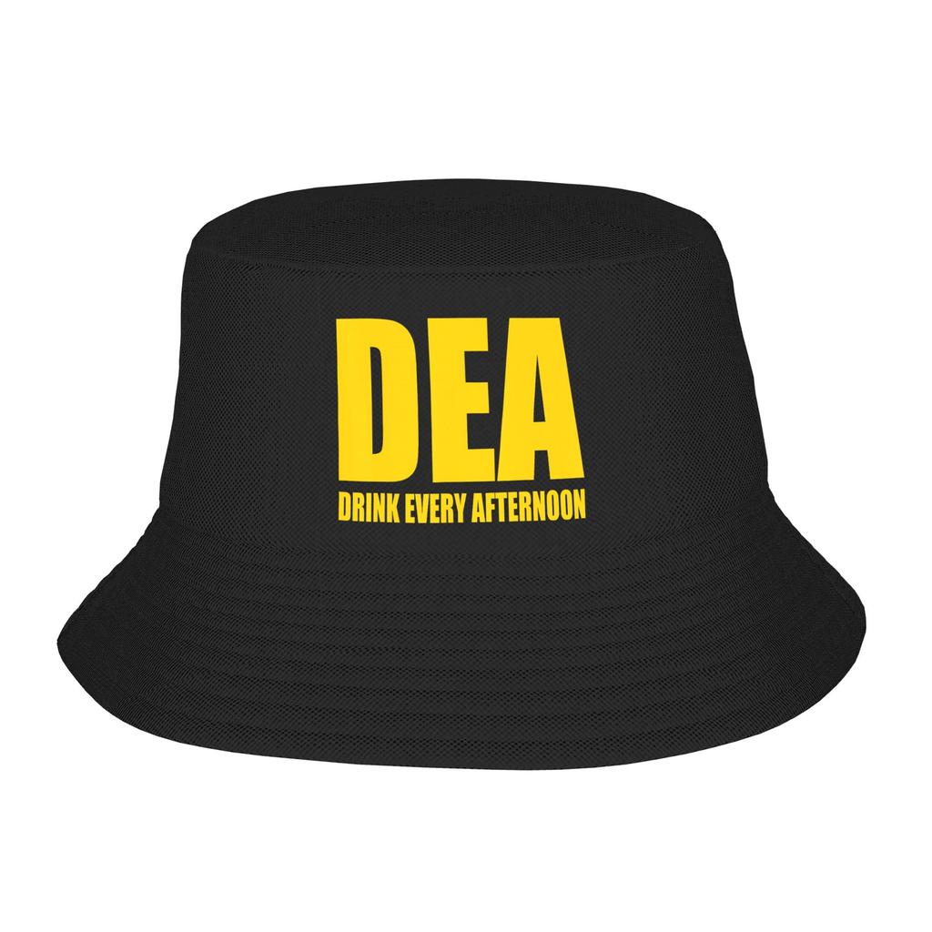 DEA Drink Каждый День Панама Уличный Стиль Рыбацкие Кепки Для Унисекс Повседневные Пляжные Путешествия Кепки-Козырьки Портативная Кепка с Графикой