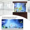 Waterproof Aquarium Background Wall Sticker Pvc Self Adhesive Fish Tank Picture Decoration(61*30cm )