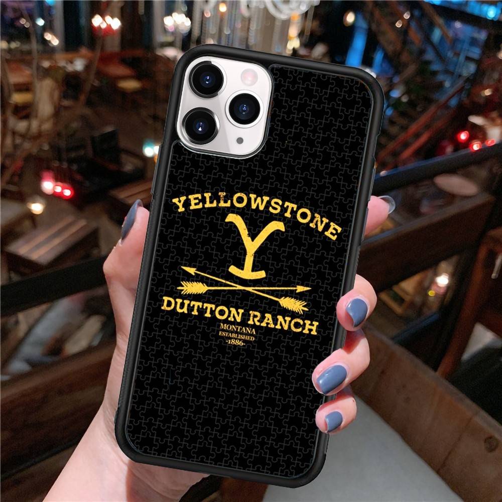 Y-Yellowstone D-Dutton R-Ranch Logo Phone Case For IPhone 16 Pro Max 15 14 Plus 14 13 12 11 17 PC+TPU Cases Back Cover