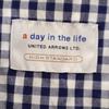 A Day In the Life Gingham Check Pattern Long Sleeve Button Down Shirt M Men's Used