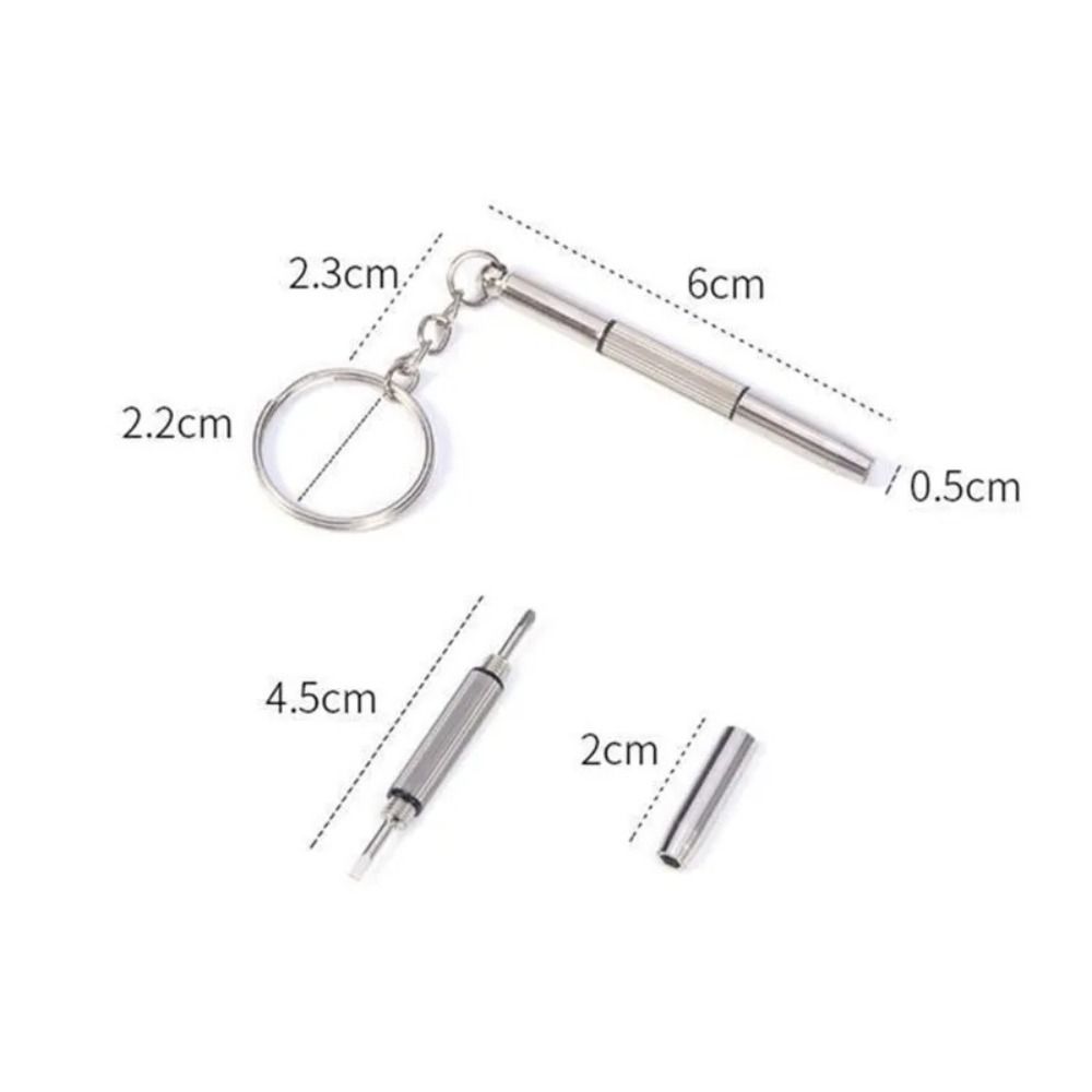 Precision Mini Tools Small Screwdriver Multi-functional Screwdriver With Keychain Manual Tools