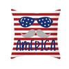 США 4 июля День Независимости Подарки Декор дивана Наволочка Подушка Домашняя декоративная наволочка Подушка с принтом фейерверков