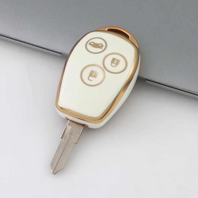 Чехол-брелок для автомобильного ключа с 2 кнопками для Renault Megane Modus Espace Laguna Duster Logan Dacia Sandero Captur Fluence Clio Kangoo Scenic
