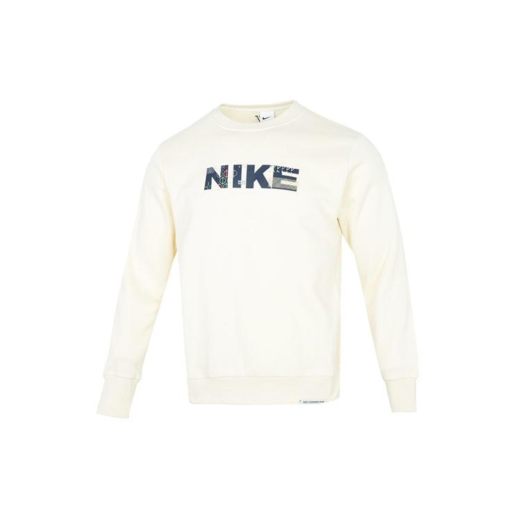 Nike Мужская толстовка с круглым вырезом Nike Sportswear Standard Issue Молочно-белый FB1831-113