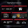 Asus Gaming Monitor ROG Swift Pro PG248QP Type Full HD 540Hz Panel NVIDIA Reflex Analyzer ULMB 2 ESS Codec HDR 24.1 / / (OC) / Esports-TN / / / / /