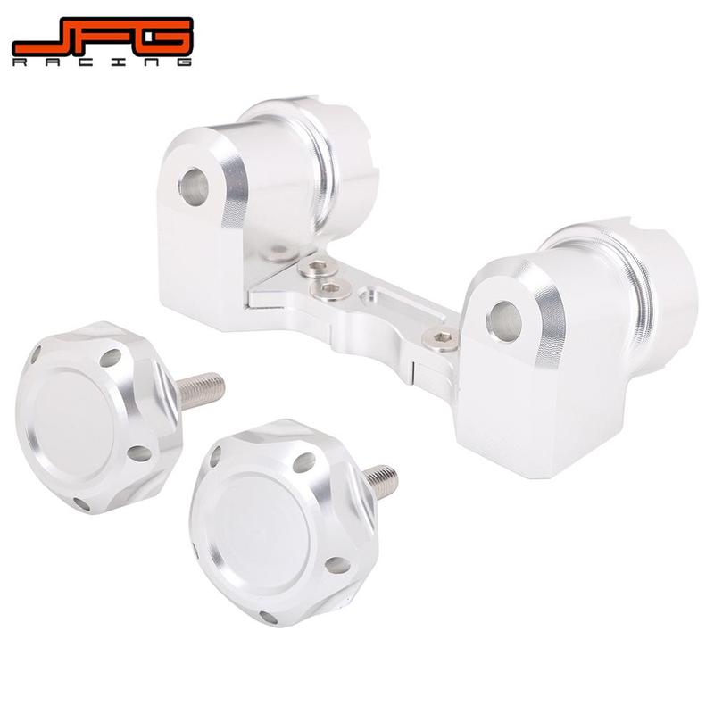 Motorcycle Handlebar Handle Bar Clamp with Screw Knob Bolt For Honda Monkey Z50 Z50R CT70 Mini Trail Bike JFG