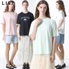 LisT. CoTTon LeTTering ShorT Sleeve T shirT