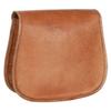 Vintage Brown Goat Leather Women Messenger Satchel Tote College Crossbody Purse