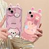 Милый 3D чехол с кошкой, лягушкой, кроликом для POCO F3 F7 F8 Ultra X7 X6 M7 Pro X3 NFC Xiaomi 14 15T PRO Мягкая мультяшная обложка