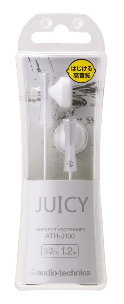 Наушники-вкладыши Audio Technica JUICY Белые WH ATH-J100