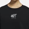 Nike Футболка с круглым вырезом и длинным рукавом с принтом Lucky Cat, женские топы, черные DJ7942-010