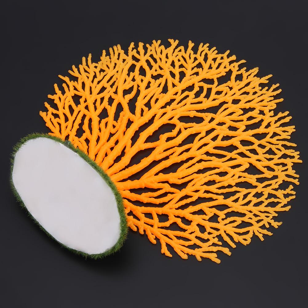 Пластиковые искусственные коралловые растения, украшение для подводного аквариума, украшение для аквариума, оранжевый