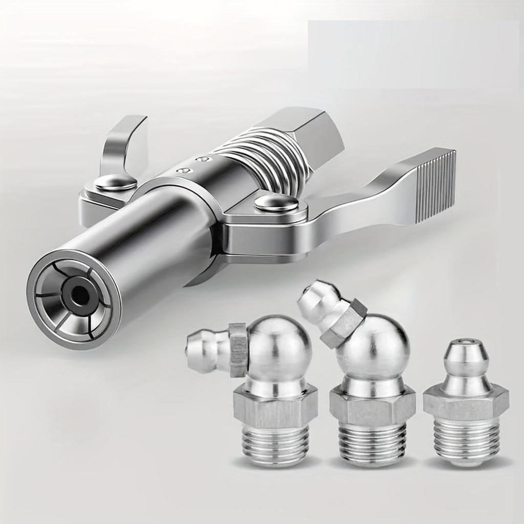 Смазочный ниппель Смазочный наконечник Смазка 10000 PSI NPTI/8 Наконечник высокого давления Инструменты Масло Автомобильный шприц Нержавеющая сталь