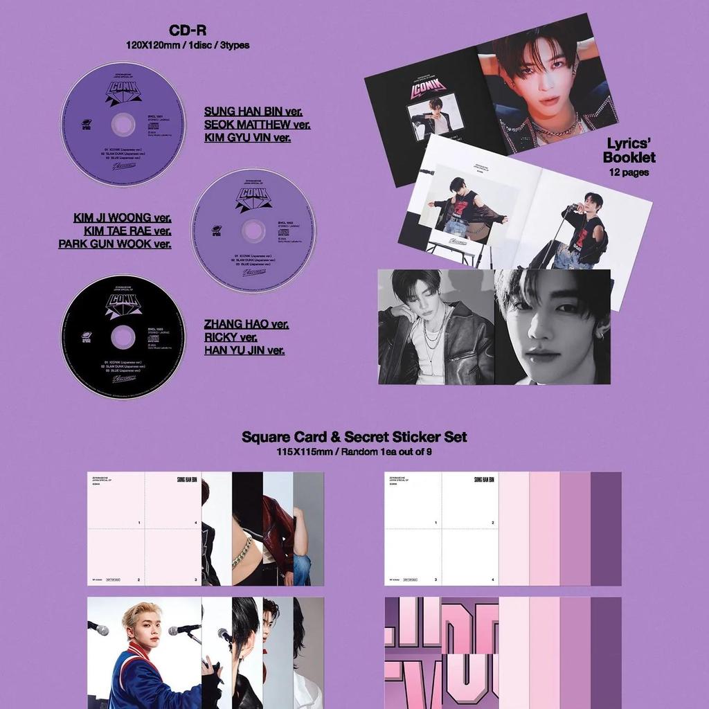 ZEROBASEONE 1-й японский EP - Iconik (Индивидуальное издание)