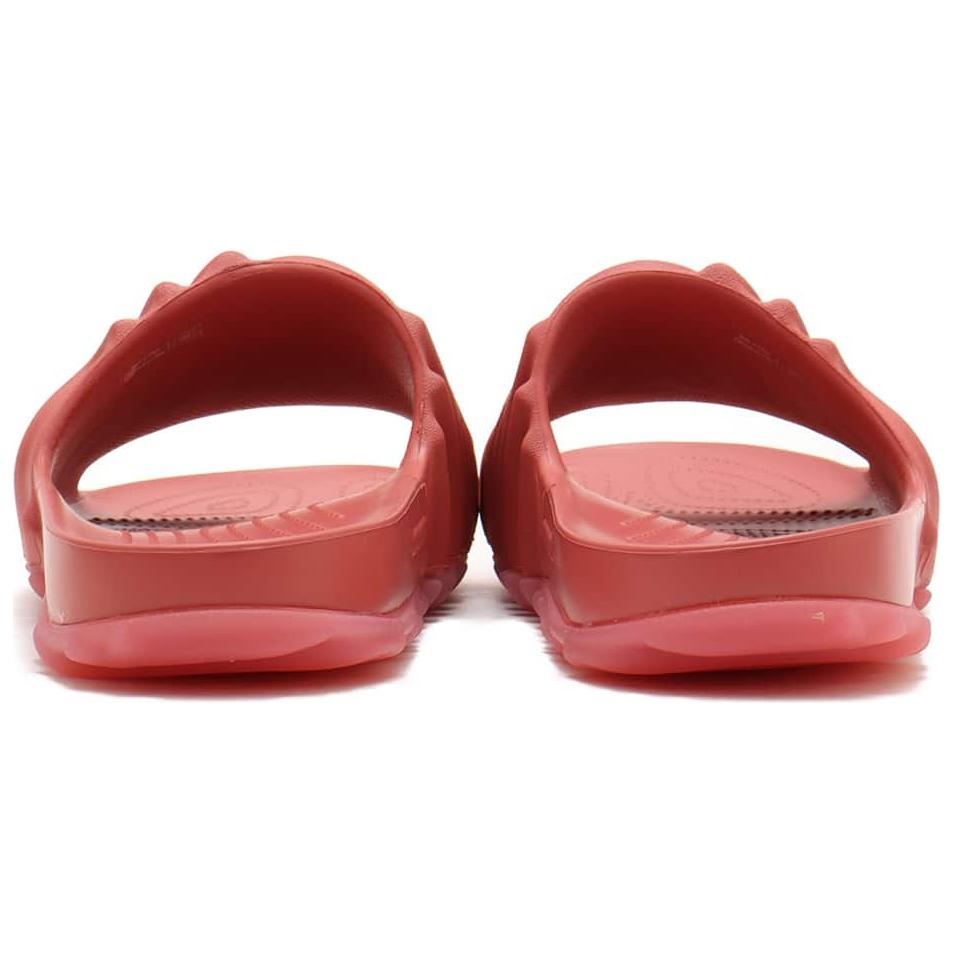 Salehe Bembury x Crocs Pollex Slide Открытый носок Плоские Шлепанцы с отпечатком пальца Унисекс Красные