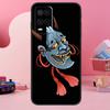 Японский чехол-маска Хання Они для Oppo A74 A94 A54 A17 A57 A77 A76 A16 A96 A18 A60 A80 A40 A38 A58 A78 A98 A15 A5 Pro