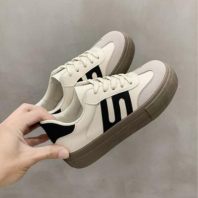 Универсальные немецкие тренировочные туфли женские туфли 2025 новая весна и лето платформа белые туфли ретро туфли Форреста Гампа повседневные спортивные кеды