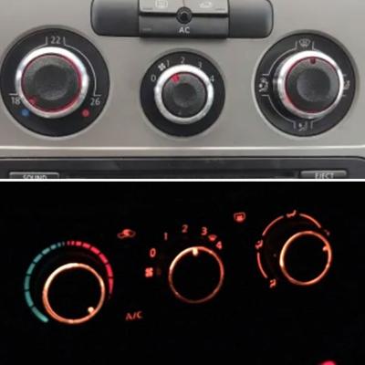 3 шт. Ручки кондиционера для автомобиля Volkswagen VW Golf 5 MK5 Jetta Tiguan Touran Passta B6 B7 3C для Skoda Octavia A5 Ручки кондиционера