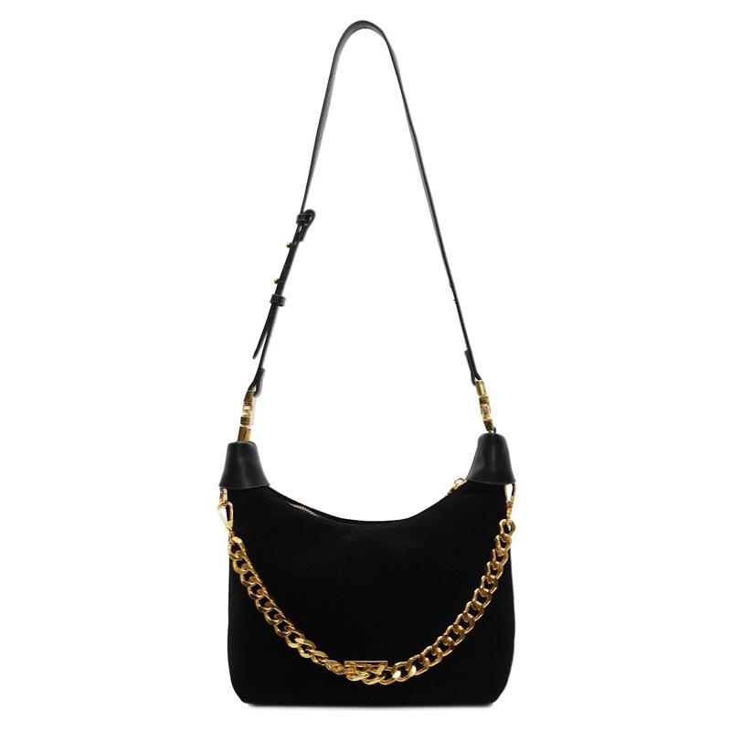 Оптовая цепочная сумка женская 2025 осень и зима новая ретро сумка под мышкой универсальная на плечо сумка-мессенджер