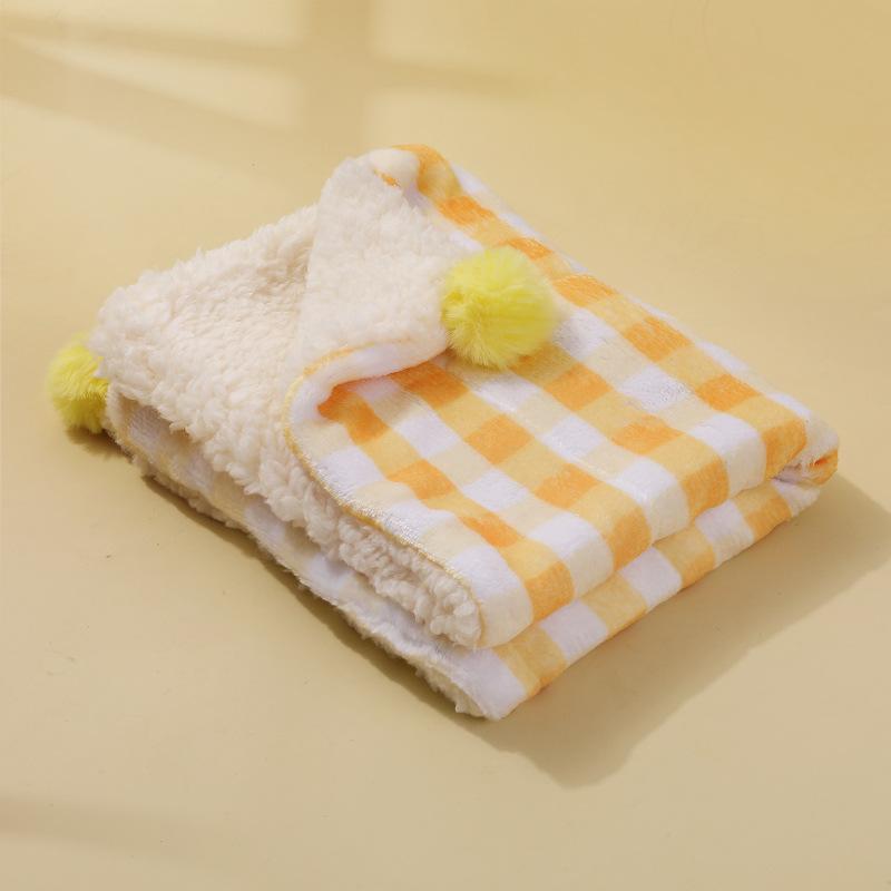 Одеяла для домашних животных на осень и зиму Теплые лежанки для кошек Коврики для кошек Клетчатые ковры Очень мягкие и удобные одеяла для собак Товары для животных