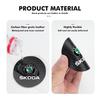 LEDD9 2Pcs Car Carbon Fiber Coaster Anti-Slip Water Cup Drink Mat For Skoda Kamiq Karoq Octavia 2 3 Rapid Scala Kami Fabia VII VRS