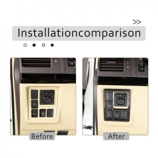 Накладка на кнопку регулировки зеркала заднего вида для Toyota Land Cruiser Prado 10-17