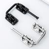 Stainless Steel 90/180 Degree Bolt Safety Door Buckle Home Hardware Indoor Sliding Door Hasp Anti-Theft Latch